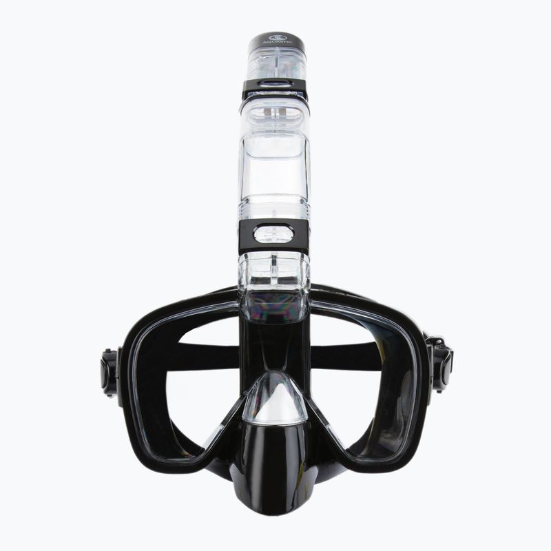 Set de snorkeling AQUASTIC Mască + Tub negru SMFK-01SC 13