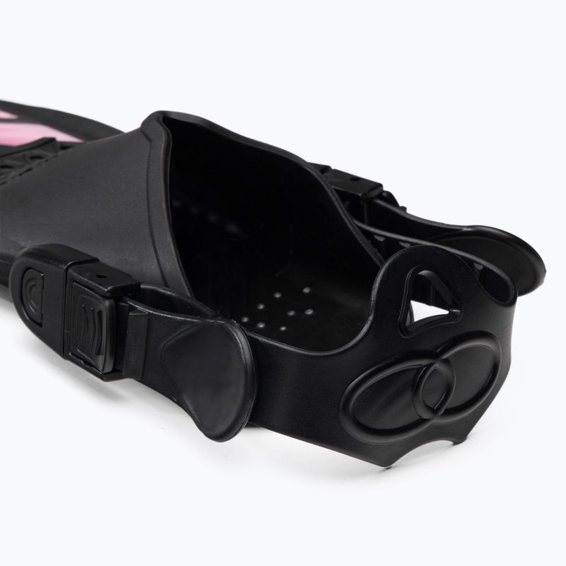 Set de snorkeling pentru copii AQUASTIC Mască + Aripioare + Tub roz MSFK-01SR 9