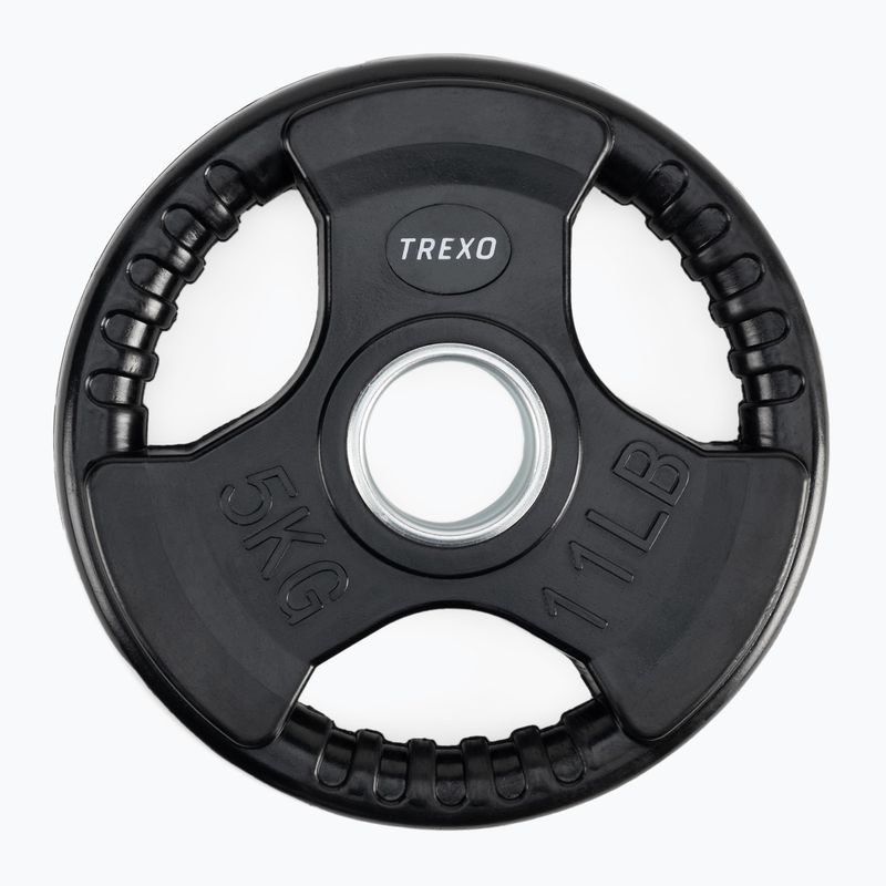 Greutate din fontă cauciucată XTREXO czarne RW5 5 kg 3