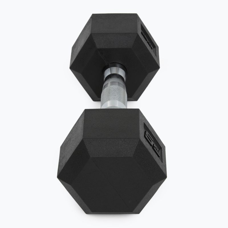Ganteră cauciucată XTREXO Hex HXD50 5 kg 6