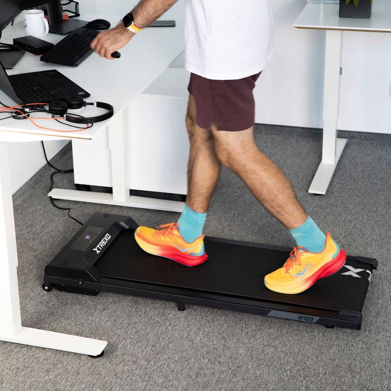 Bandă de alergare electrică XTREXO Walking Pad W100 neagră 8