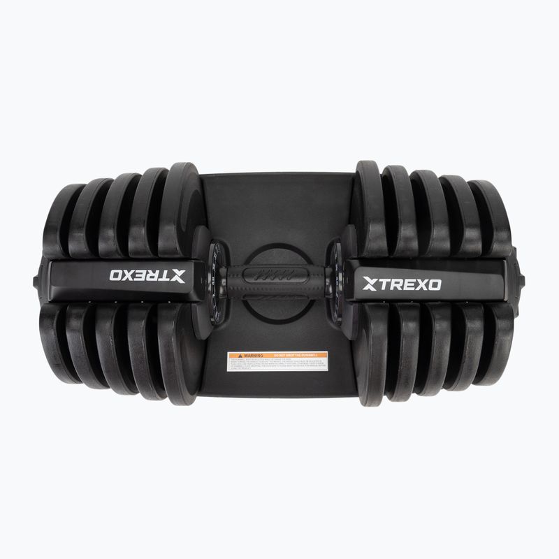 Halteră reglabilă XTREXO TXO-B4W001 40 kg negru 9