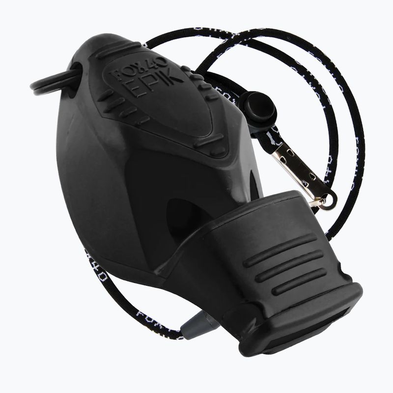 Fluier cu șnur Fox 40 Epik CMG negru 8803