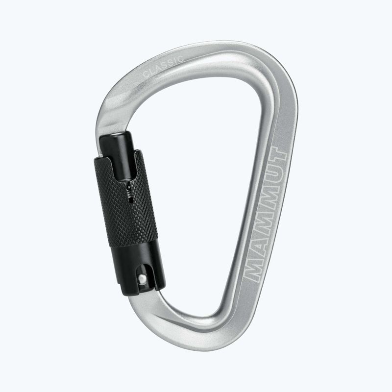 Carabinieră de escaladă Mammut Classic HMS Twistlock Plus light grey 4