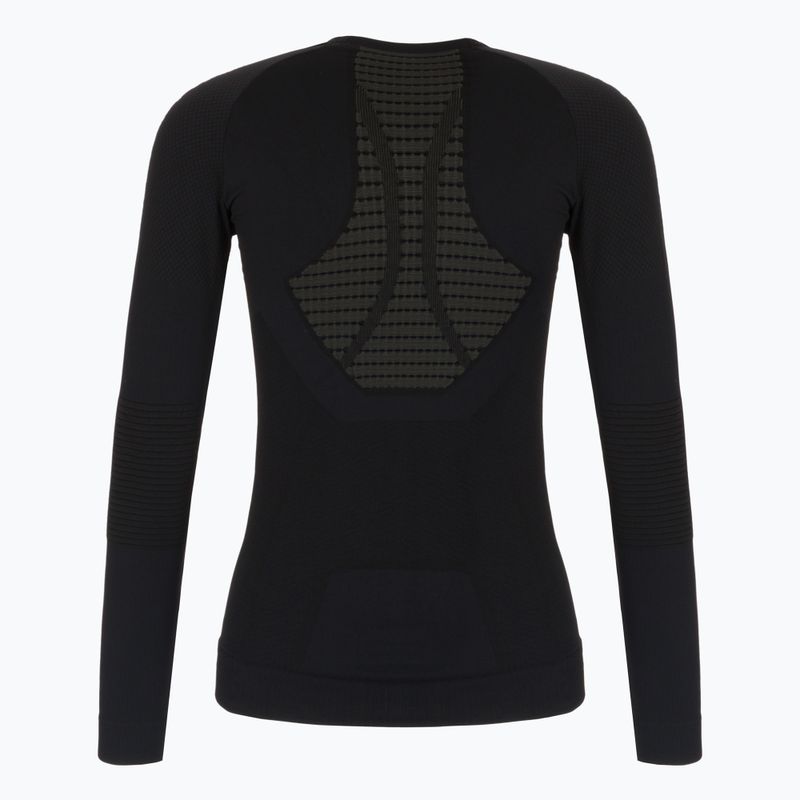 Bluză termică damă X-Bionic Invent 4.0 Run Speed black/charcoal 2