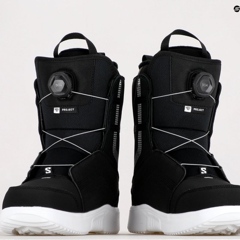 Cizme de snowboard pentru copii Salomon Project Boa negru L41681700 11