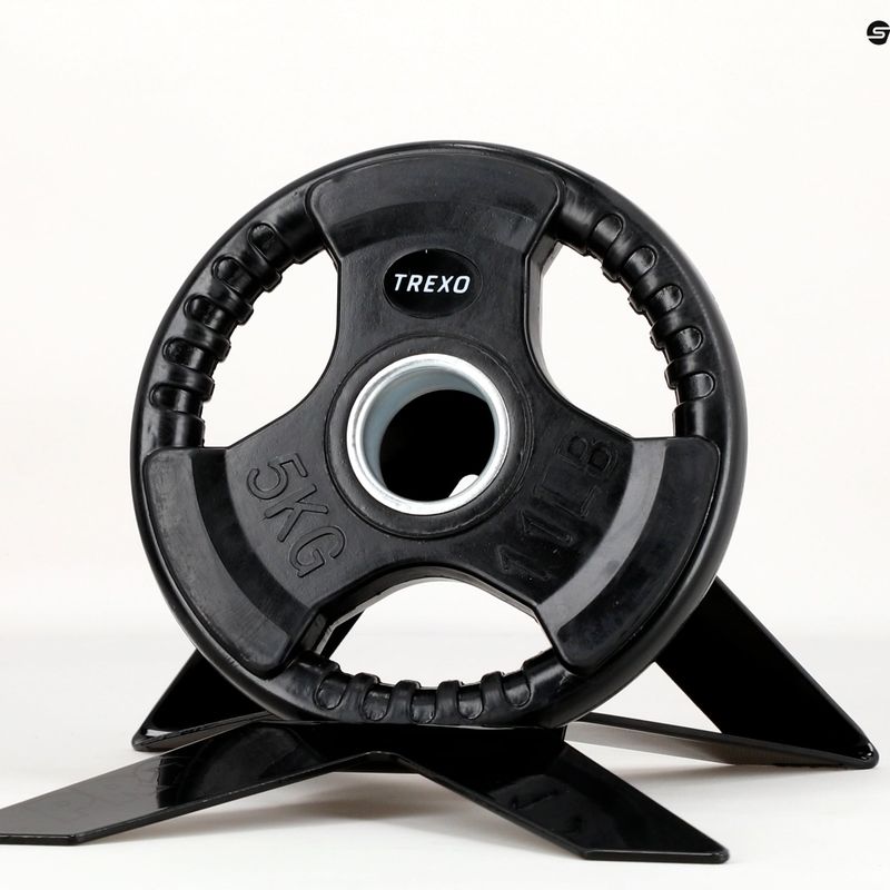Greutate din fontă cauciucată XTREXO czarne RW5 5 kg 9