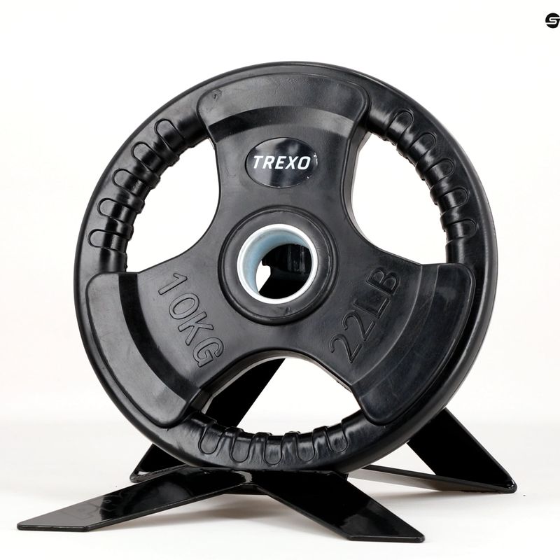 Greutate din fontă cauciucată XTREXO czarne RW10 10 kg 9