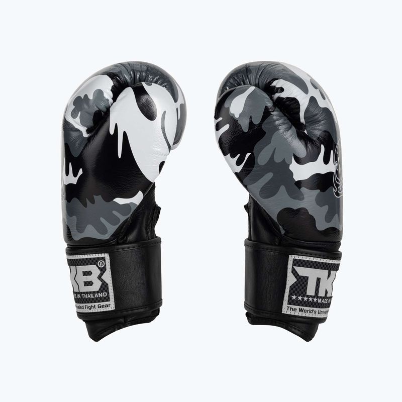 Top King Muay Thai Muay Thai Muay Thai Empower mănuși de box gri TKBGEM-03A-GY-10OZ 4