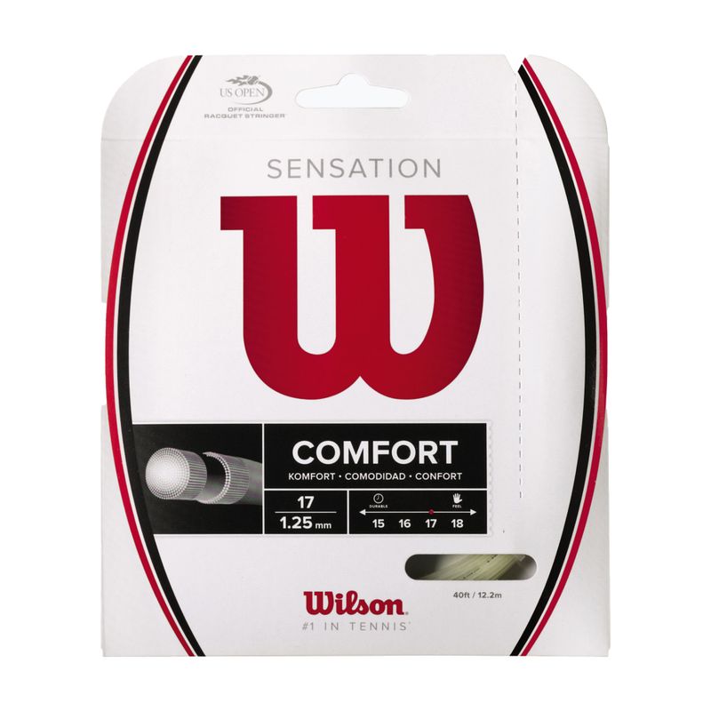 Coardă de tenis Wilson Sensation 17 gri WRZ941100+