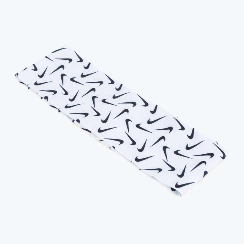 Bandă de cap Nike Fury 3.0 imprimat alb N1003619-101