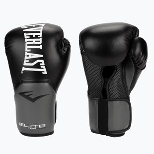 Mănuși de box pentru bărbați EVERLAST Pro Style Elite 5, negru, EV2500 BLK/GRY-10 oz.