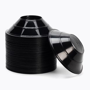 Conuri de antrenament 30 buc. Yakimasport Mini negre 100614