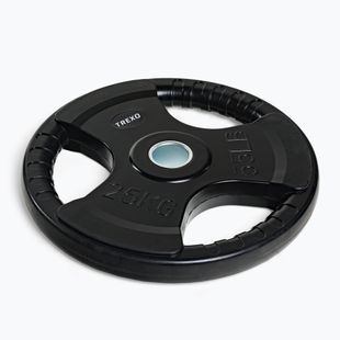 Greutate din fontă cauciucată XTREXO czarne RW25 25 kg