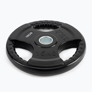 Greutate din fontă cauciucată XTREXO czarne RW15 15 kg