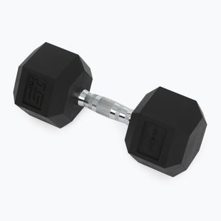 Ganteră cauciucată XTREXO Hex HXD150 15 kg