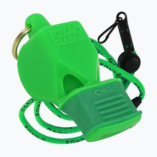 Fluier cu șnur Fox 40 Classic CMG Safety verde 9603