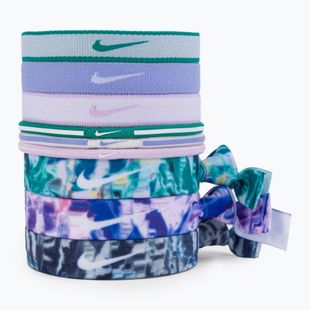 Benzi de păr mixte Nike 9 buc. mov N0003537-510